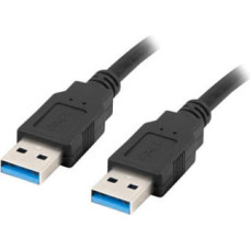 Lanberg USB Kabelis Lanberg CA-USBA-30CU-0010-BK 1 m