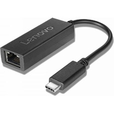 Lenovo USB C uz RJ45 Tīkla Adapteris Lenovo 4X90S91831           Melns