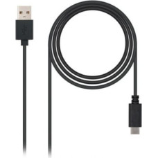 Nanocable USB A uz USB C Kabelis NANOCABLE 10.01.210 Melns