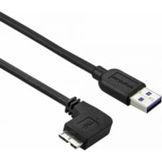 Startech USB to mikro USB kabelis Startech USB3AU2MLS           Melns