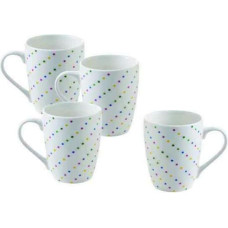 Benetton Krūzīšu komplekts Benetton Addige Porcelāns Bone China 360 ml (4 uds)