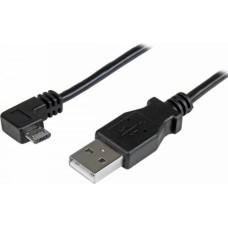 Startech USB to mikro USB kabelis Startech USBAUB50CMRA         Melns