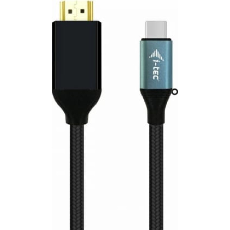 I-Tec USB C uz HDMI Kabelis i-Tec C31CBLHDMI60HZ       Melns