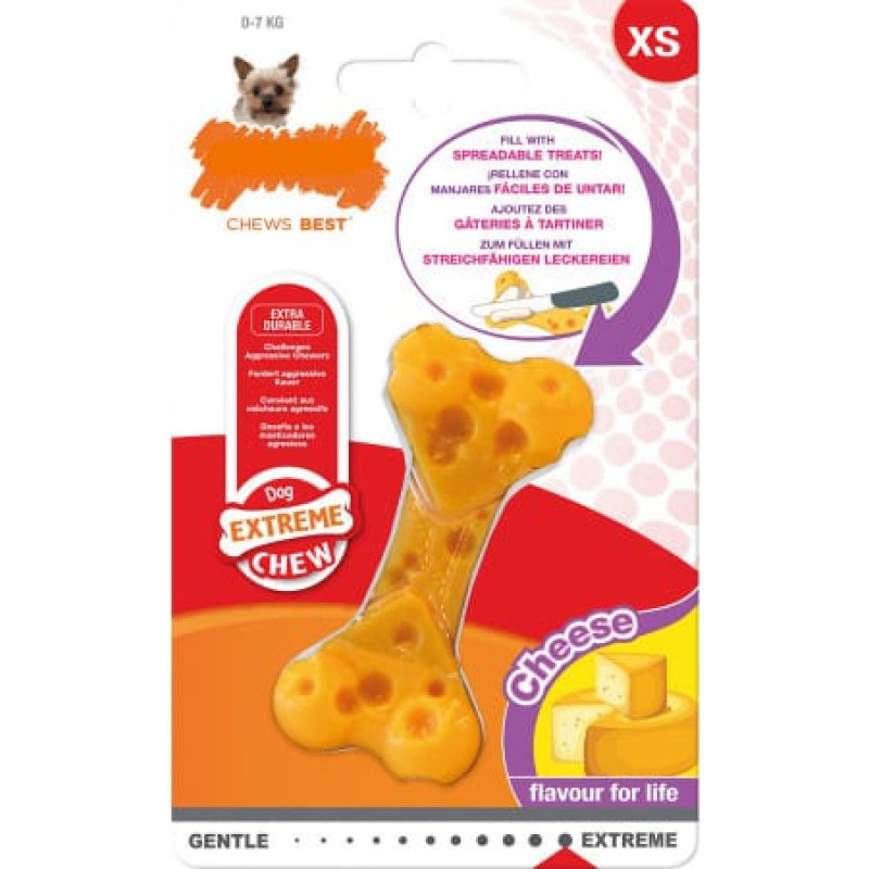 Nylabone Košļājamā rotaļlieta suņiem Nylabone Dura Chew Siers Neilons XS izmērs