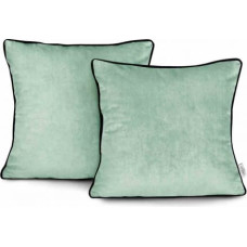 Ameliahome CUS/AH/VELVET/MINT/PIPING/45X45*2