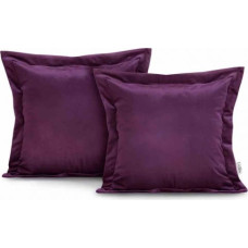 Ameliahome CUS/AH/VELVET/PLUM/SIDE/45X45*2