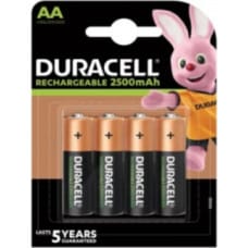 Duracell Аккумуляторные батарейки DURACELL HR06-P AA NiMh 2500 mAh (4 pcs)