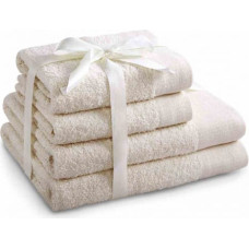 Ameliahome TOWEL/AH/AMARI/ECR/SET2*70x140+2*50x100