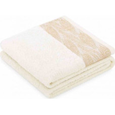 Ameliahome TOWEL/AH/ALLIUM/CREAM/70x130