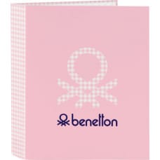 Benetton Папка-регистратор Benetton Vichy Розовый A4 (27 x 33 x 6 cm)