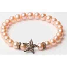 Lancaster Sieviešu Aproce Lancaster JLA-BR-STAR-4-PE Brūns Oranžs Sterling silver 16 mm