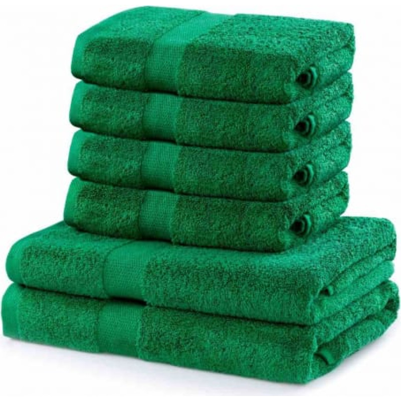 TOWEL/MARINA/GREEN/SET2*70x140+4*50x100