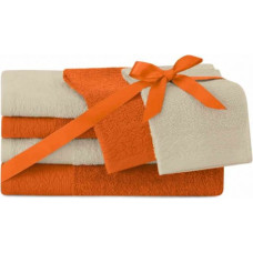 Ameliahome TOWEL/AH/FLOS/BE+GI/SET2*30x50+2*50x90+2*70x130