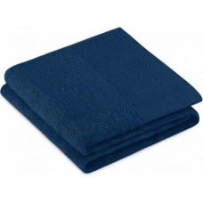 Ameliahome TOWEL/AH/FLOS/NBLUE/70x130