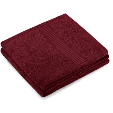 Ameliahome TOWEL/AH/AVIUM/D.RED/70x130