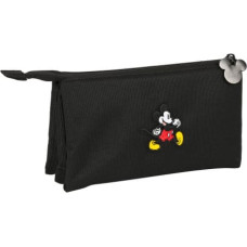 Mickey Mouse Clubhouse Тройной пенал Mickey Mouse Clubhouse Premium Чёрный (22 x 12 x 3 cm)