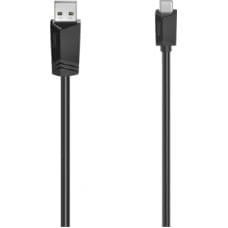 Hama USB A uz USB C Kabelis Hama 00200633 Melns