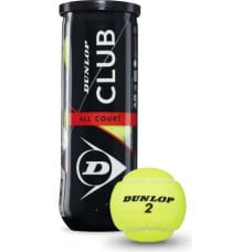 Dunlop Теннисные мячи D TB CLUB AC 3 PET Dunlop 601334 3 Предметы (Резиновый)