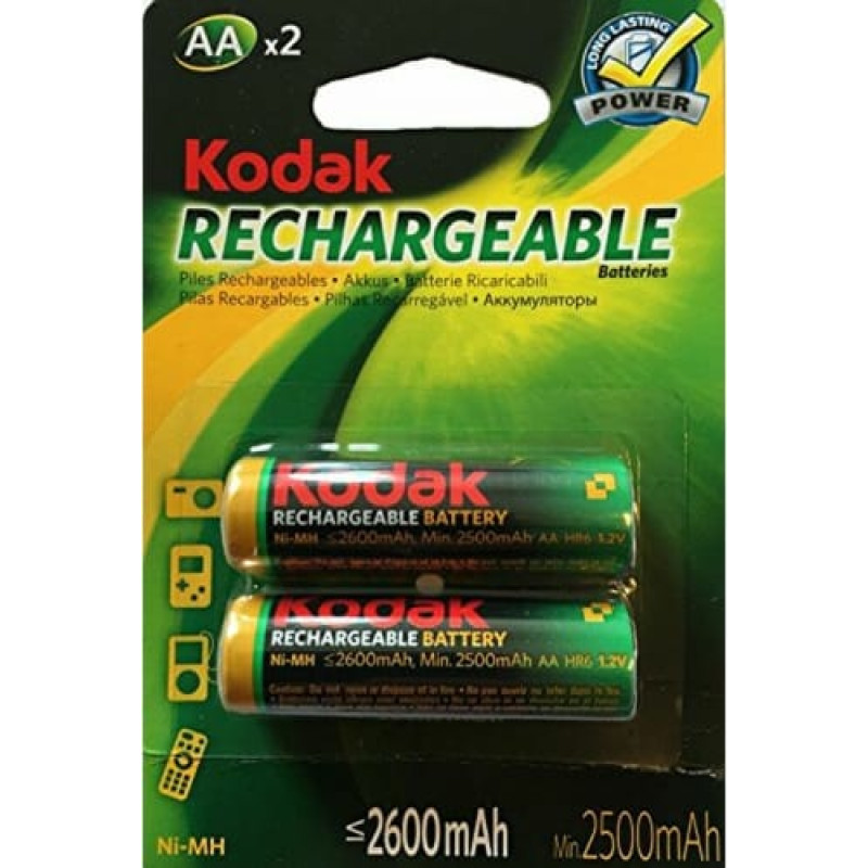 Kodak Akumulatoru Baterija LR6 Kodak NI-MH 2600 mAh (2 pcs)