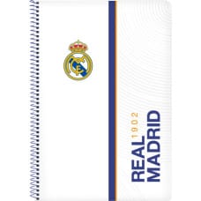 Real Madrid C.f. Записная книга на пружине Real Madrid C.F. Синий Белый A4