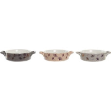 Dkd Home Decor Bļoda DKD Home Decor Metāls Porcelāns Bone China Moderns (16,8 x 12,5 x 4,3 cm) (4 gb.)