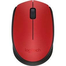 Logitech Bezvadu Pele Logitech M171 1000 dpi Melns Sarkans