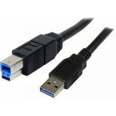 Startech USB A uz USB B Kabelis Startech USB3SAB3MBK          Melns