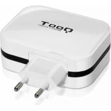 Tooq Sienas Lādētājs TooQ TQWC-1S04WT USB x 4 34W Balts