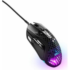 Steelseries Pele SteelSeries Aerox 5 Melns Spēles LED Gaismas Ar kabeli