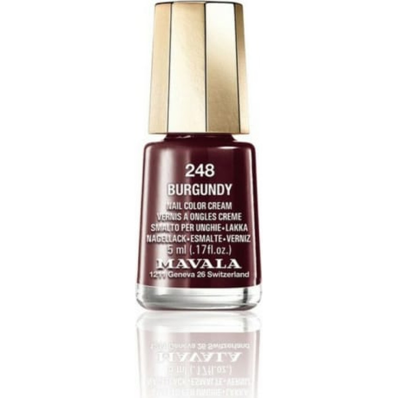 Mavala Nagu laka Nail Color Cream Mavala 248-burgundy (5 ml)