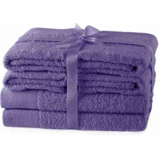 Ameliahome TOWEL/AH/AMARI/PUR/SET2*70x140+4*50x100