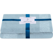 Ameliahome TOWEL/AH/BELLIS/BLUE/SET50x90+70x130