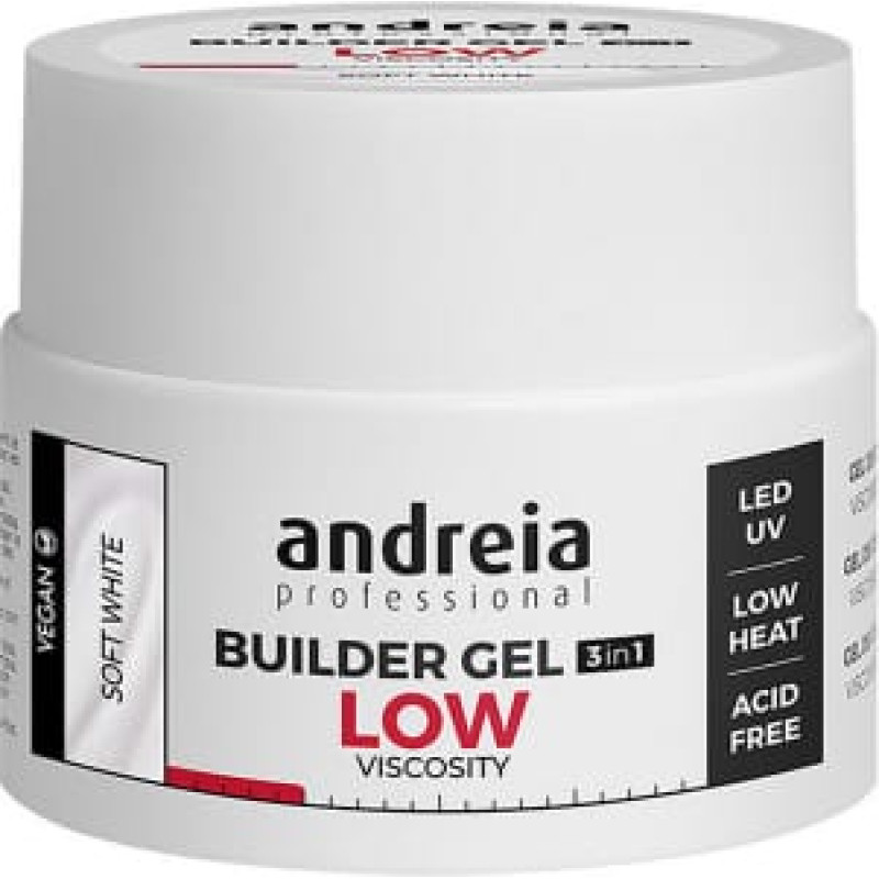 Andreia Nagu gels Builder Low Viscosity Andreia Balts (44 g)