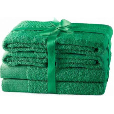 Ameliahome TOWEL/AH/AMARI/GREEN/SET2*70x140+4*50x100