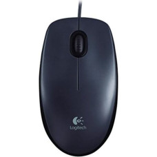 Logitech M90 опт. мышь 1000dpi USB черная