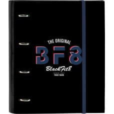 Blackfit8 Gredzenveida stiprinājums BlackFit8 Urban A4 Melns Tumši Zils (27 x 32 x 3.5 cm)