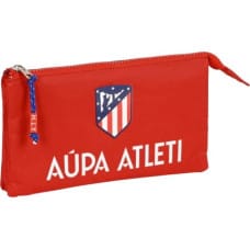 Atlético Madrid Тройной пенал Atlético Madrid Красный Тёмно Синий (22 x 12 x 3 cm)