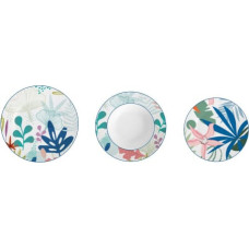 Dkd Home Decor Pusdienas Aprīkojuma Komplekts DKD Home Decor Porcelāns Zils Zaļš 18 Daudzums