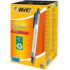 BIC Ручка Bic Clic Stic Чёрный 50 штук