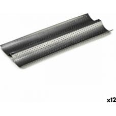 Kinvara Поднос Хлеб Металл Темно-серый Углеродистая сталь (16 x 2,5 x 38 cm) (12 штук)