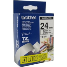 Brother Laminēta lente iekārtu marķēšanai Brother TZ-251 2,4 cm 8 m 24 mm