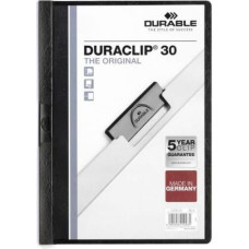 Durable Dokumentu Glabātājs Durable DURACLIP 30 A4 Melns A4 25 Daudzums