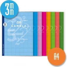 Lamela Блокнот Lamela 3X3 3MM A4 50 Листья 10 штук Сетка листовая (10 штук)