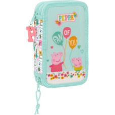 Peppa Pig Двойной пенал Peppa Pig Cosy corner Светло Синий (28 pcs)