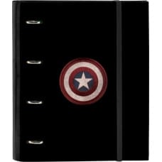 Capitán América Папка-регистратор Capitán América Чёрный (27 x 32 x 3.5 cm)