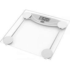 EDM Digitālie vannas istabas svari EDM Stikls Melns 180 kg (26 x 26 x 2 cm)