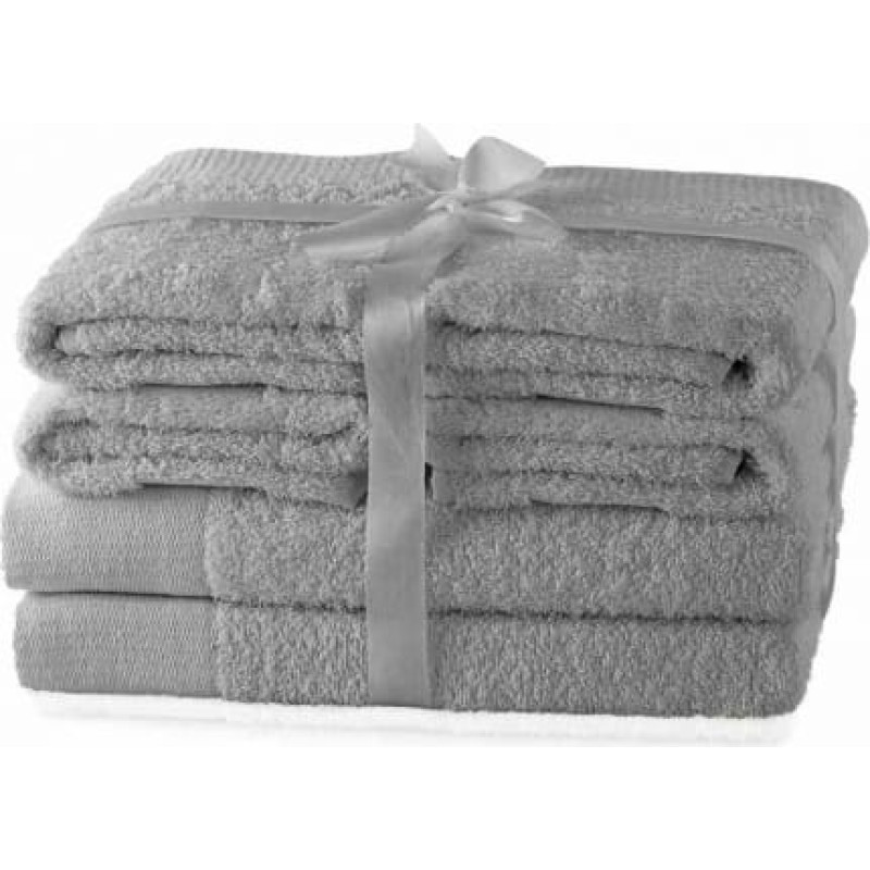 Ameliahome TOWEL/AH/AMARI/SIL/SET2*70x140+4*50x100