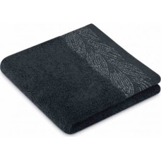 Ameliahome TOWEL/AH/ALLIUM/BLACK/50x90