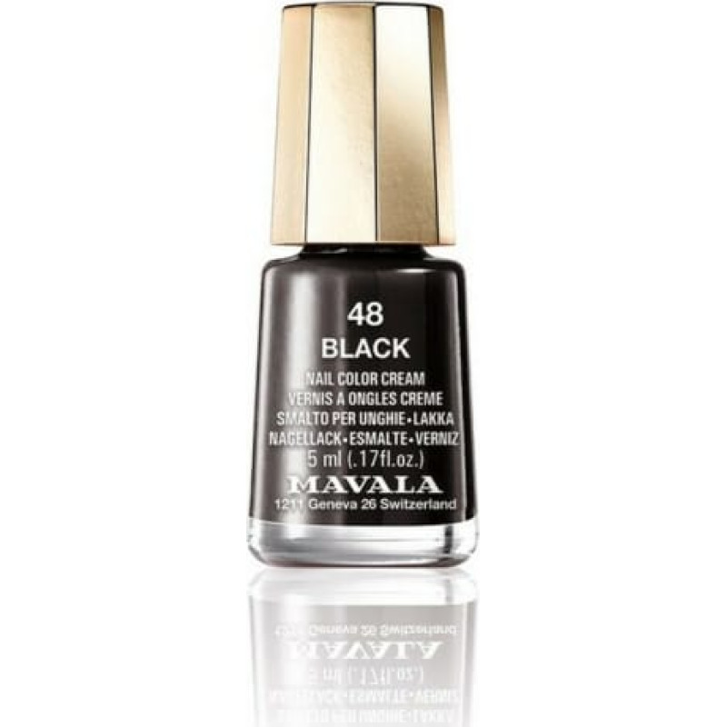 Mavala Nagu laka Nail Color Cream Mavala 48-black (5 ml)