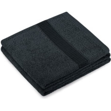 Ameliahome TOWEL/AH/AVIUM/BLACK/70x130